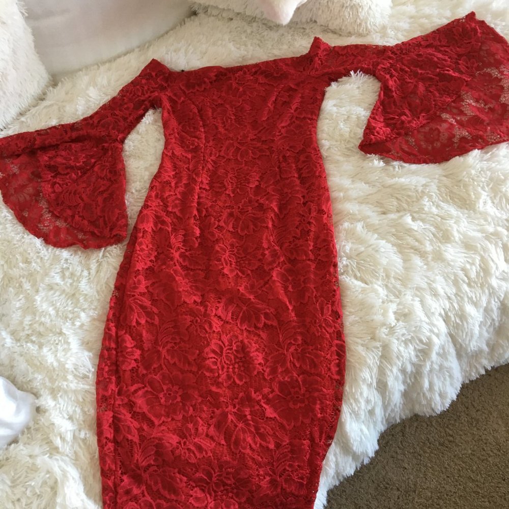 Red Dress, Sz 2, Premier Amour, Cocktail Dress